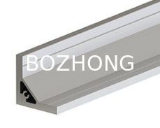 LZ5050 Chemical Polishing Aluminum Extrusion Profile R Shaped